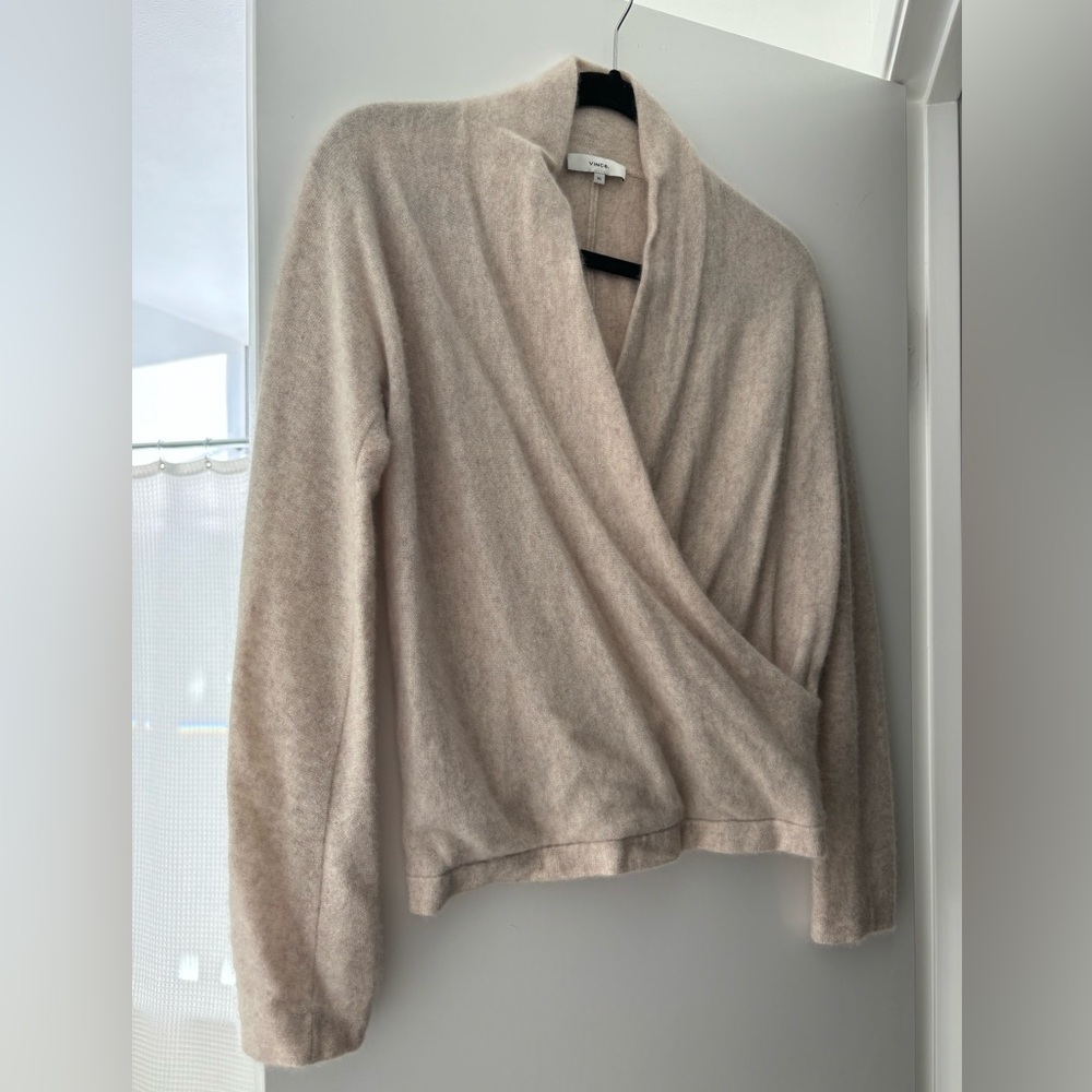 Vince Wrap Cashmere Sweater